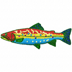 Fishes Embroidery Design 11 Fishes Embroidery Design 11